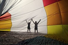 Private Heißluftballonfahrt