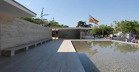 Pavilion Mies van der Rohe in Barcelona
