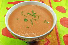 Recipe of Cazpacho, a cold vegetable soup